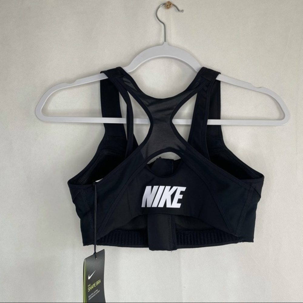 Nike Shape High-Support Zip-Front Sports Bra - Picture 5 of 8